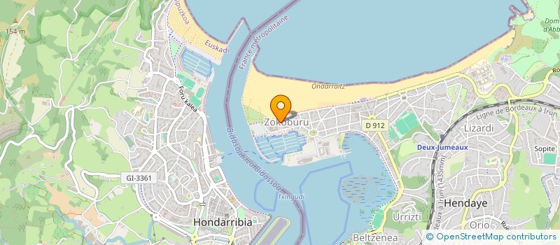 localisation de l'entreprise USKAOLAN à HENDAYE