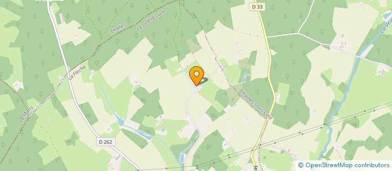 localisation de l'entreprise USLA-UNION SPORTIVE LUCEENNE ATHLETISME  LE GRAND-LUCE