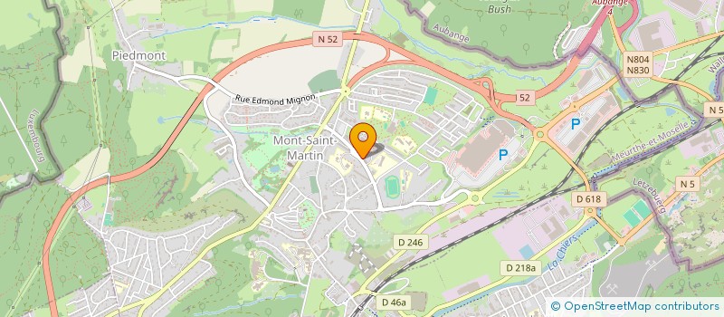 localisation de l'entreprise USLM FOOT MONT ST MARTIN  MONT-SAINT-MARTIN