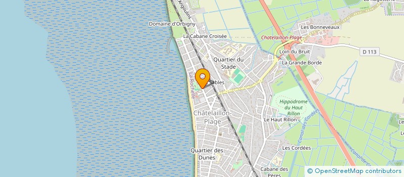 localisation de l'entreprise USLY à CHATELAILLON-PLAGE