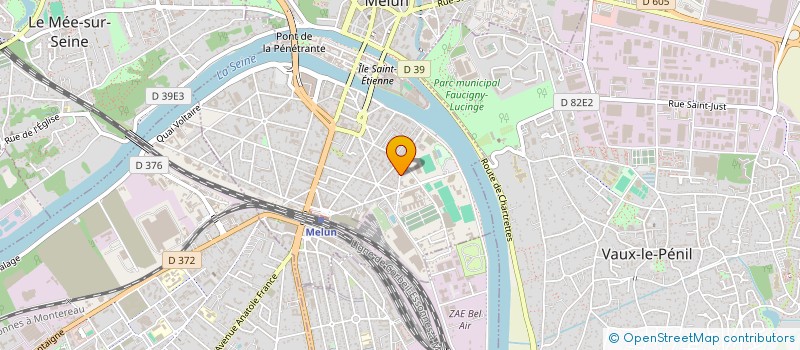 localisation de l'entreprise USM ATHLETISME à MELUN