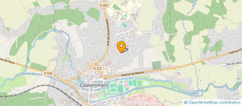 localisation de l'entreprise USM COULOMMIERS GYMNASTIQUE à COULOMMIERS