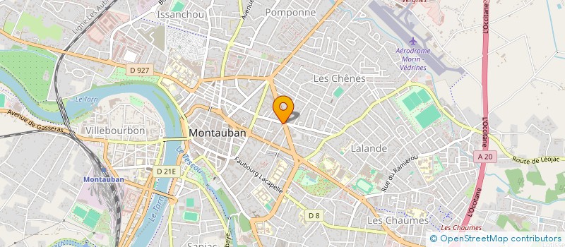 localisation de l'entreprise USM PETANQUES  MONTAUBAN