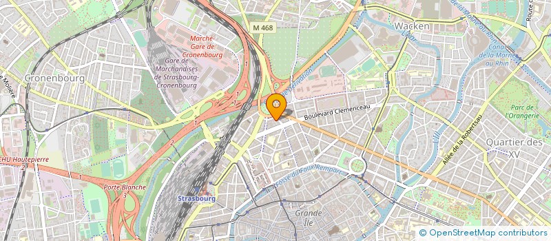 localisation de l'entreprise USMA SARL à STRASBOURG
