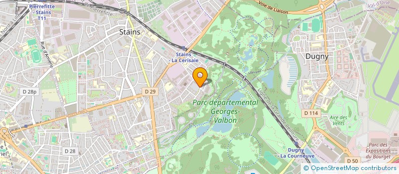 localisation de l'entreprise USMAN à STAINS