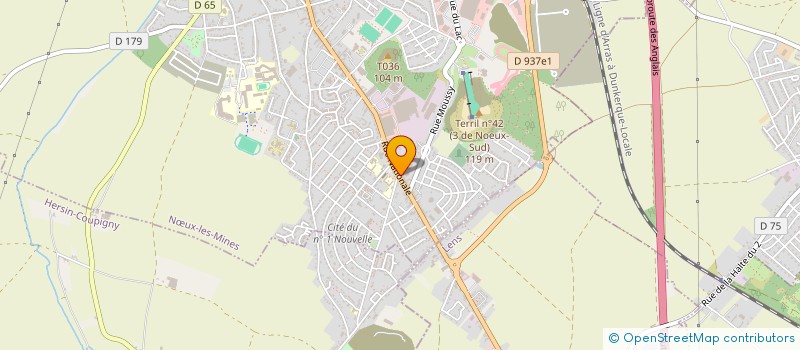 localisation de l'entreprise USMANIA  NUX-LES-MINES