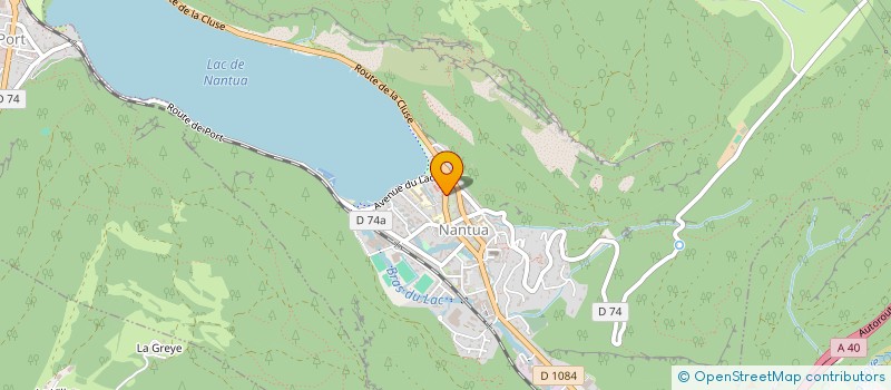 localisation de l'entreprise USN RUGBY  NANTUA