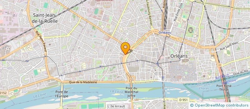 localisation de l'entreprise USO HOCKEY SUR GLACE à ORLEANS