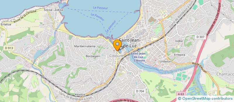 localisation de l'entreprise USOA  URRUGNE