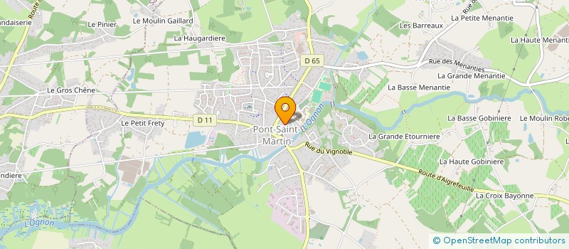 localisation de l'entreprise USP GYM SANTE LOISIRS à PONT-SAINT-MARTIN