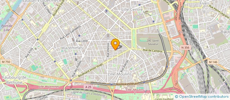 localisation de l'entreprise USPAOC CGT LEO LAGRANGE à LILLE