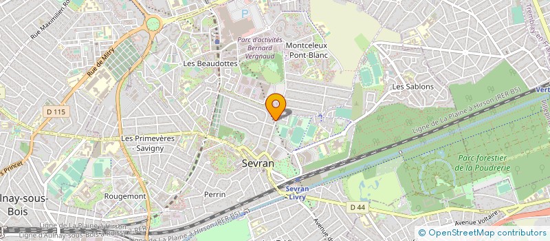 localisation de l'entreprise USS SEVRAN N 255 BUVETTE à SEVRAN