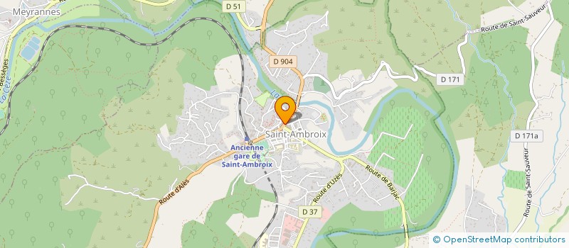 localisation de l'entreprise USSA  SAINT-AMBROIX