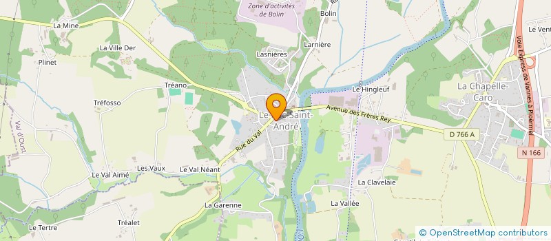 localisation de l'entreprise USSAC TENNIS DE TABLE  VAL D'OUST