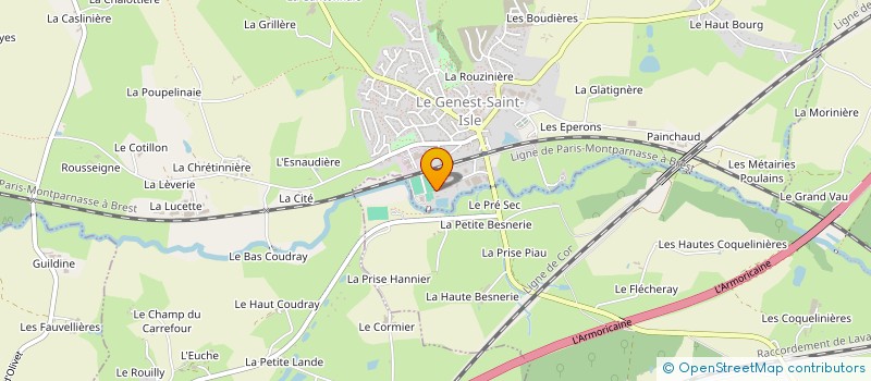 localisation de l'entreprise USSB  SAINT-BERTHEVIN