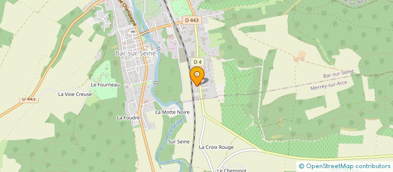 localisation de l'entreprise USSE 2 à BAR-SUR-SEINE