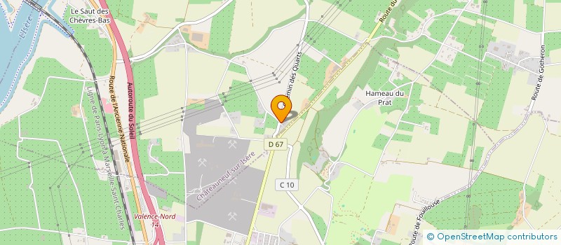 localisation de l'entreprise USSEMINO  CHATEAUNEUF-SUR-ISERE