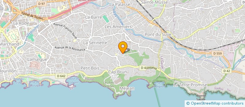 localisation de l'entreprise USSIER  TOULON