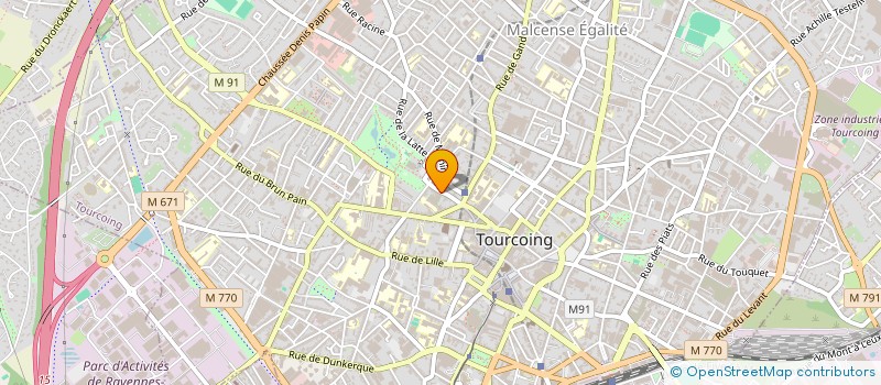 localisation de l'entreprise UST ARTS MARTIAUX  TOURCOING