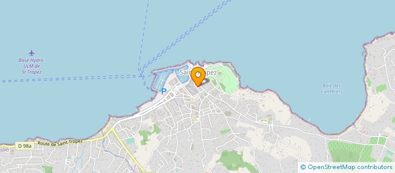 localisation de l'entreprise UST BOWLING ST TROPEZ  SAINT-TROPEZ