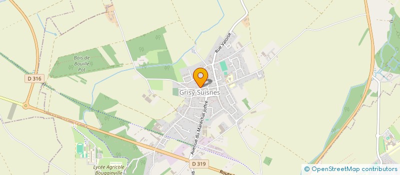 localisation de l'entreprise USTEK  GRISY-SUISNES