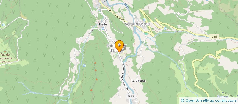 localisation de l'entreprise USTELEC à USTOU