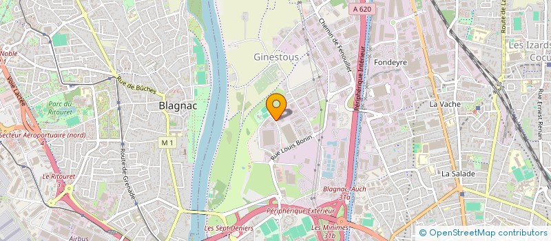 localisation de l'entreprise USTEO à TOULOUSE
