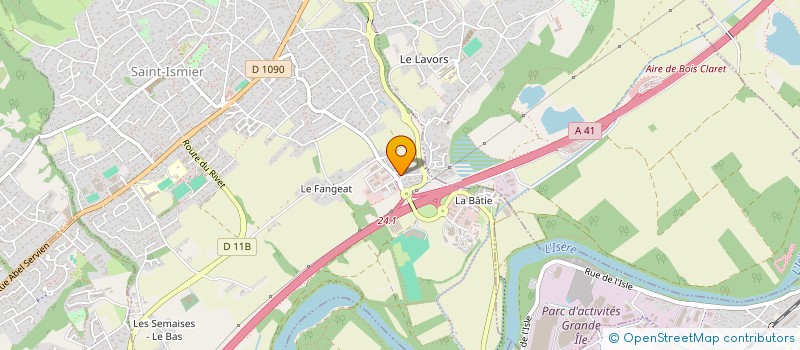 localisation de l'entreprise USTER  SAINT-ISMIER