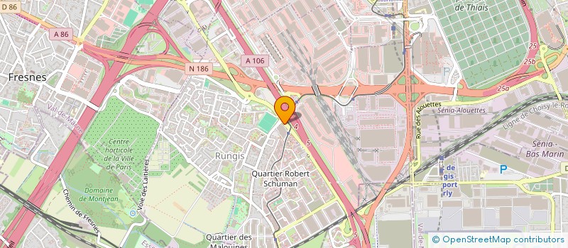 localisation de l'entreprise USTR UNION SPORTIVETHOMSON RADAR  RUNGIS