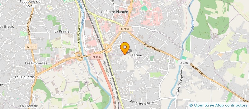 localisation de l'entreprise USTUN CONSTRUCTION à ALES