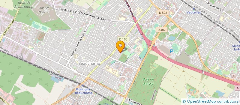 localisation de l'entreprise USTY ELECTRICITE à TAVERNY