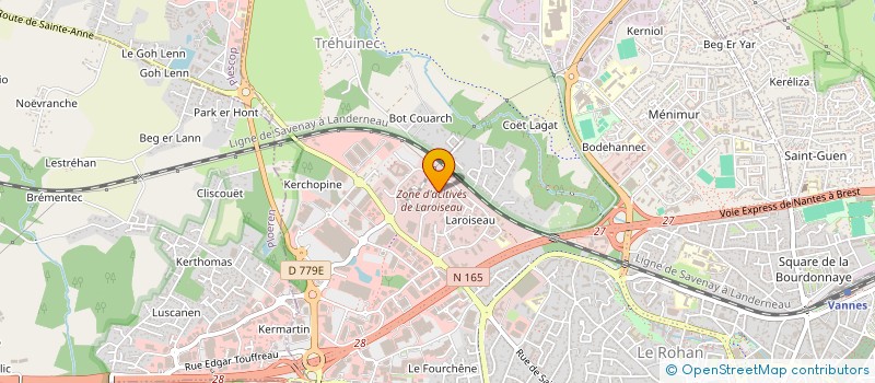 localisation de l'entreprise USUELDESIGN à VANNES