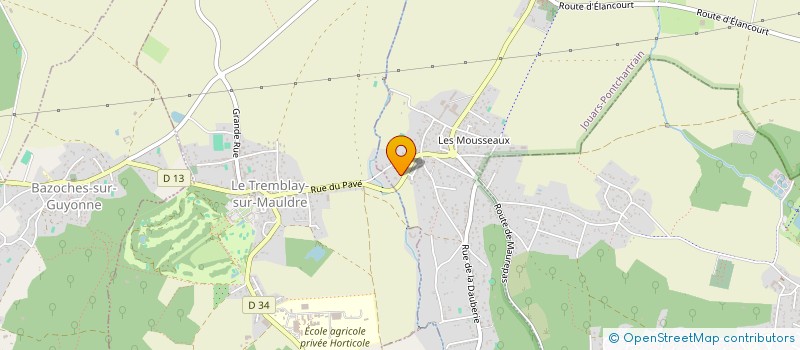 localisation de l'entreprise USUFAM  JOUARS-PONTCHARTRAIN