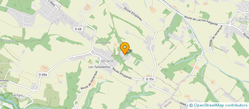 localisation de l'entreprise USUFREE à AUREVILLE