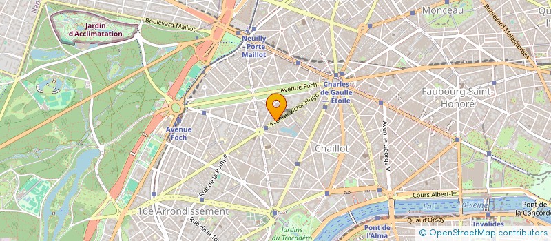 localisation de l'entreprise USUFRUIMMO 2018  PARIS