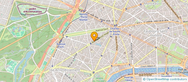 localisation de l'entreprise USUFRUIMMO 2029  PARIS