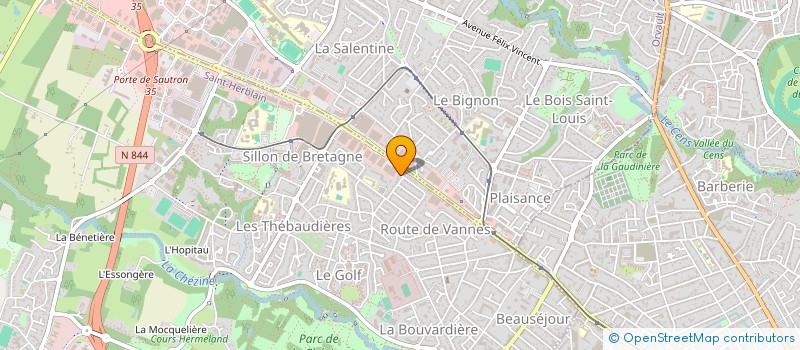localisation de l'entreprise USUREAU IMMO GESTION à SAINT-HERBLAIN
