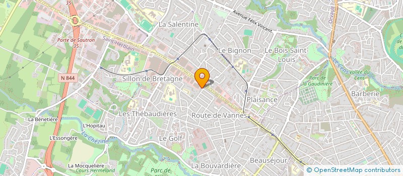 localisation de l'entreprise USUREAU PATRIMONIO  SAINT-HERBLAIN