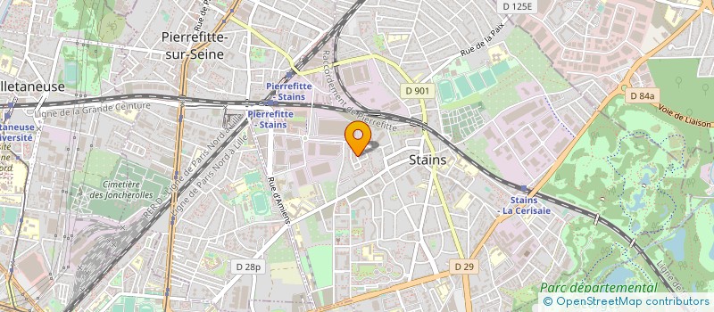 localisation de l'entreprise USUREAU & SON à STAINS