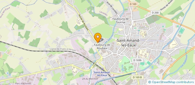 localisation de l'entreprise USUS  SAINT-AMAND-LES-EAUX