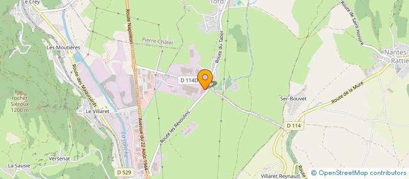 localisation de l'entreprise USUS  LA MURE