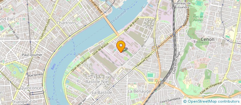 localisation de l'entreprise USUS ET FILS à BORDEAUX