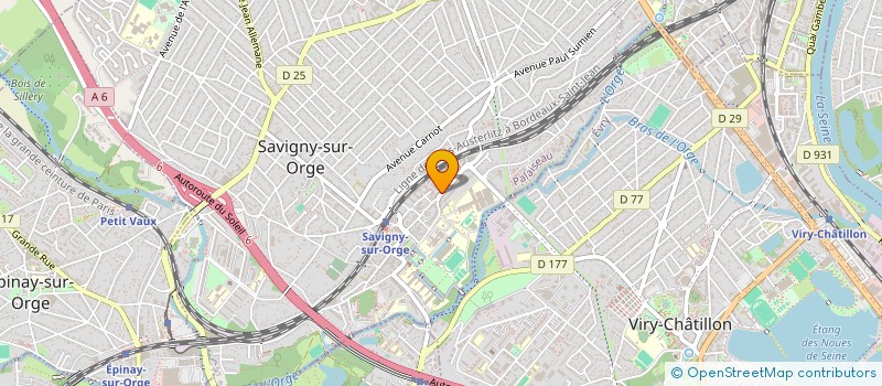 localisation de l'entreprise USUS UTILISATION DE L'EMPLOI VERS UNE VIE NOUVELLE à SAVIGNY-SUR-ORGE