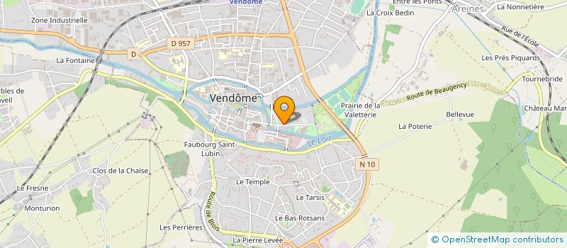 localisation de l'entreprise USV JUDO CLUB VENDOME à VENDOME