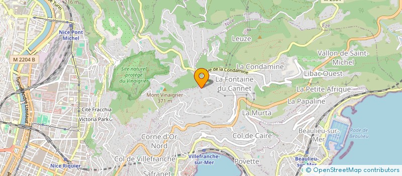 localisation de l'entreprise USV TAI JITSU à VILLEFRANCHE-SUR-MER