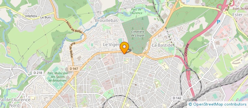 localisation de l'entreprise USXPERTISE à LIMOGES