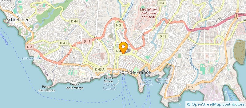 localisation de l'entreprise USYPECOM UNION SYND PET COMMER à FORT-DE-FRANCE