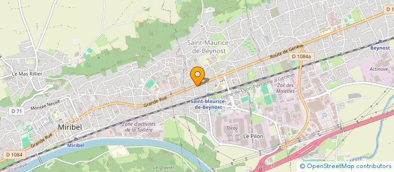 localisation de l'entreprise UT 2K à SAINT-MAURICE-DE-BEYNOST