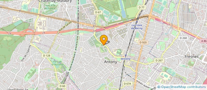 localisation de l'entreprise UT 92 GROUPE VOCAL INSTIT HAUT DE SEINE à ANTONY