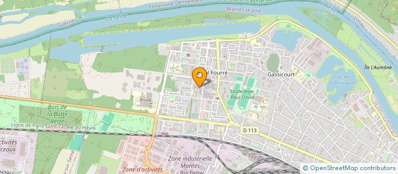 localisation de l'entreprise UT FLINS  MANTES-LA-JOLIE